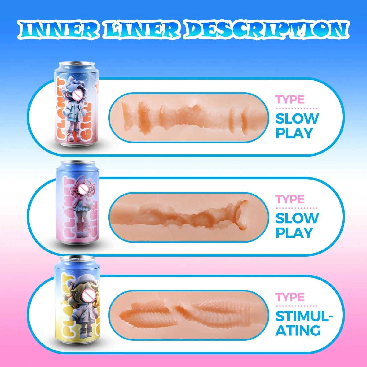 Anime Portable Sex Toys Male Masturbator Cups Real Vagina for Men 7 Colors Pocket Pusssy Hidden Canned Blowjob Masturbator 18+