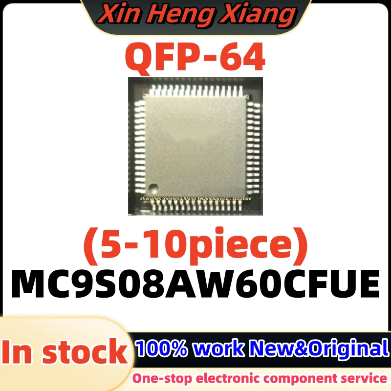 

(5-10pcs) MC9S08AW60 MC9S08AW60CFUE QFP-64