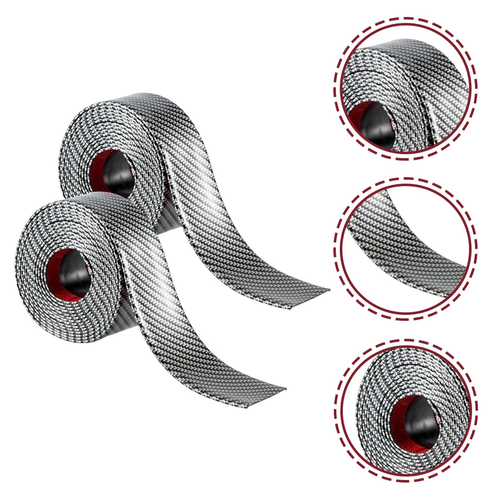 

2Pcs Door Sill Protector Snug Fit Good Adhesion Prevent Scratches for Cars Exhaust Repair Kit Car Door Protector
