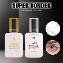 JOMAY Lash Primer and Bonder Eyelash Extensions Glue 15ml Primer Super Bonder False Lash Adhesive Glue Primer Makeup Tools
