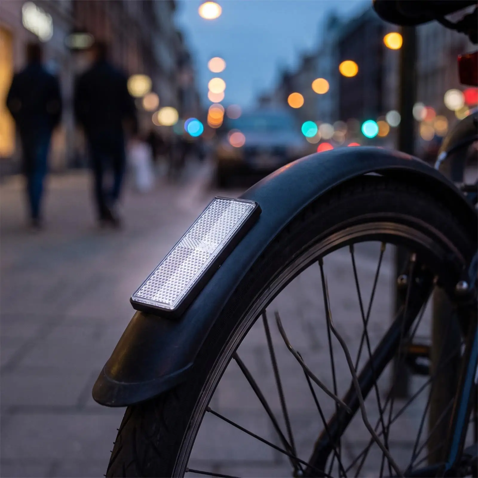 Bicycle Reflector Safety Sign Self Adhesive Vehicle Marker for Truck Electric Bike