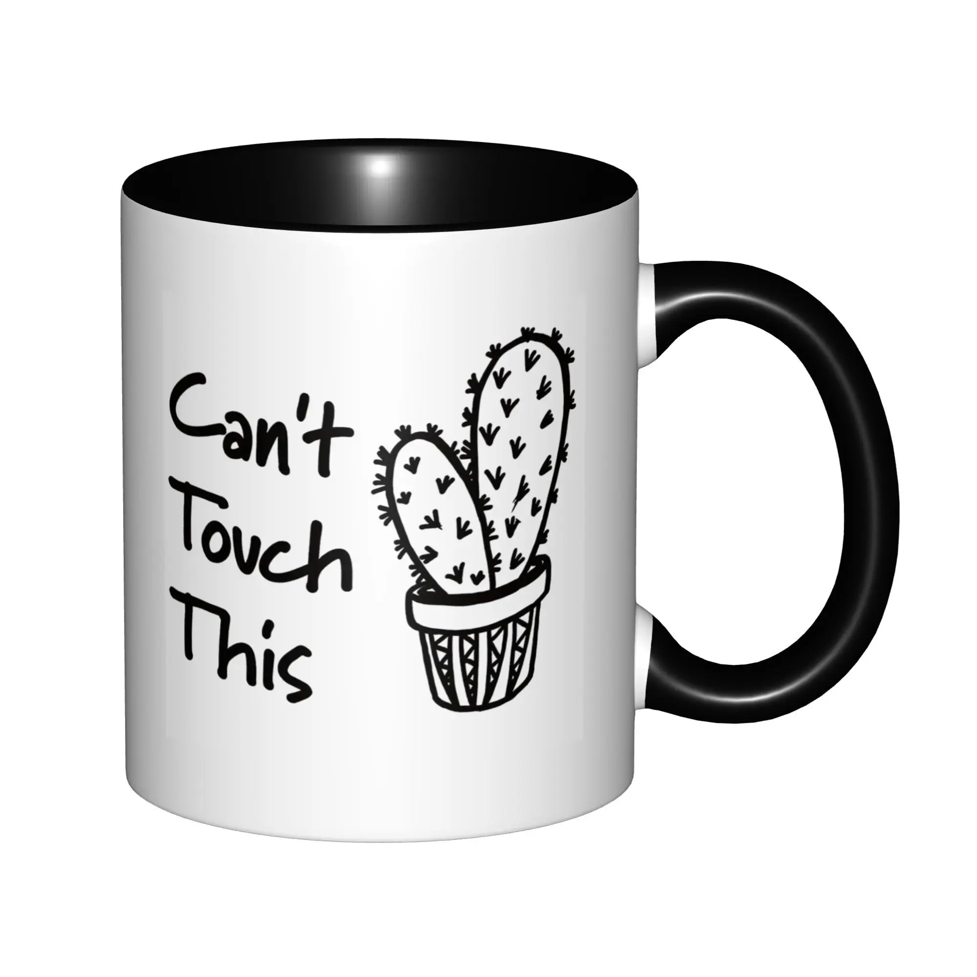 

Can't Touch This Mugs With Black Handle Birthday Coffee Mugs Ceramic Tea Cups 11oz ,