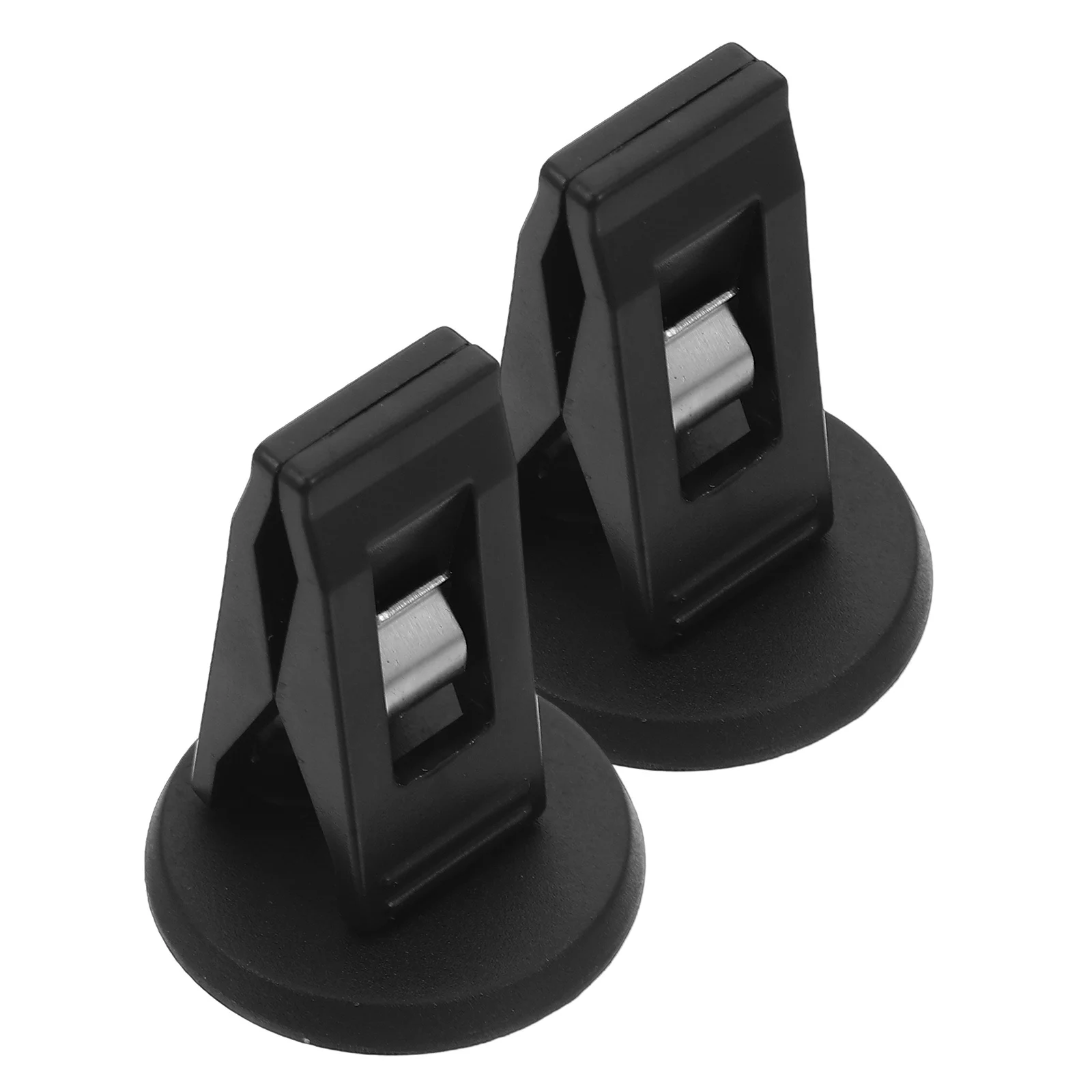 2pcs Multi-Function Card Holder Transparent T-Shape Ticket Folder For Car Fridge Window Bill Clip Plastic Organizer Stationery