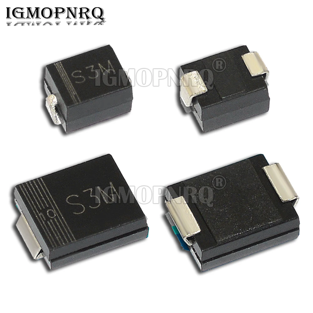 50PCS Diodo Schottky SMB SS24 SS26 SS32 SS34 SS54 SS56 SMC SS32 SS34 SS54 SS56 Diodos SMD