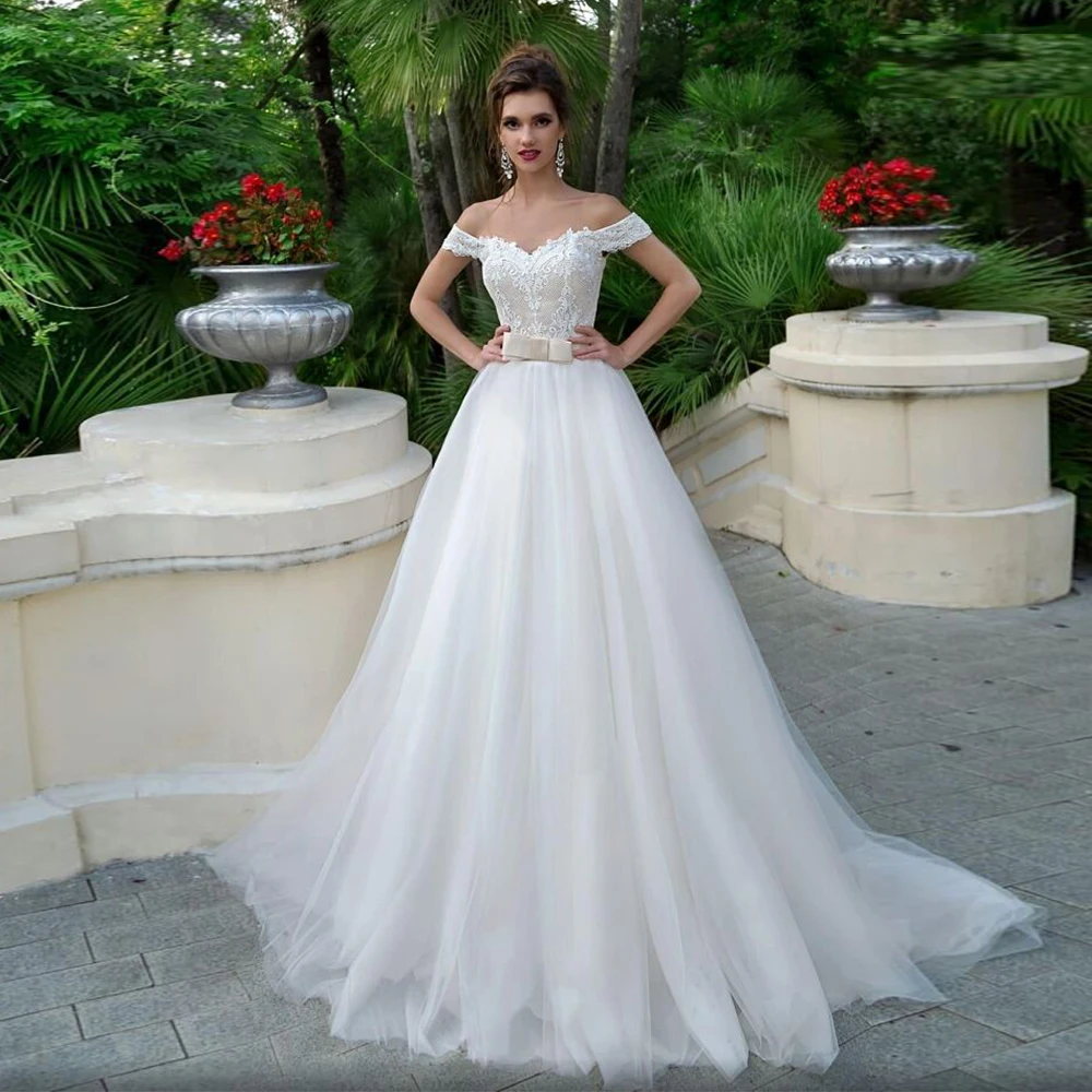 

Charming Strapless Wedding Dresses Sleeveless Ivory Bridal Vestido De Novia Exquisite New Robe De Summer Court Train