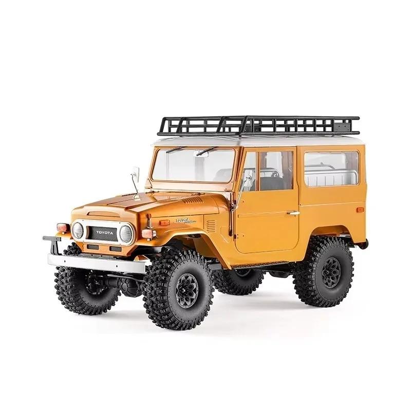 FMS 1/10 FJ40 نموذج كهربائي للتسلق على الطرق الوعرة بأربع عجلات RC للتحكم عن بعد يبدو مثل نموذج سيارة بقشرة صلبة حقيقية