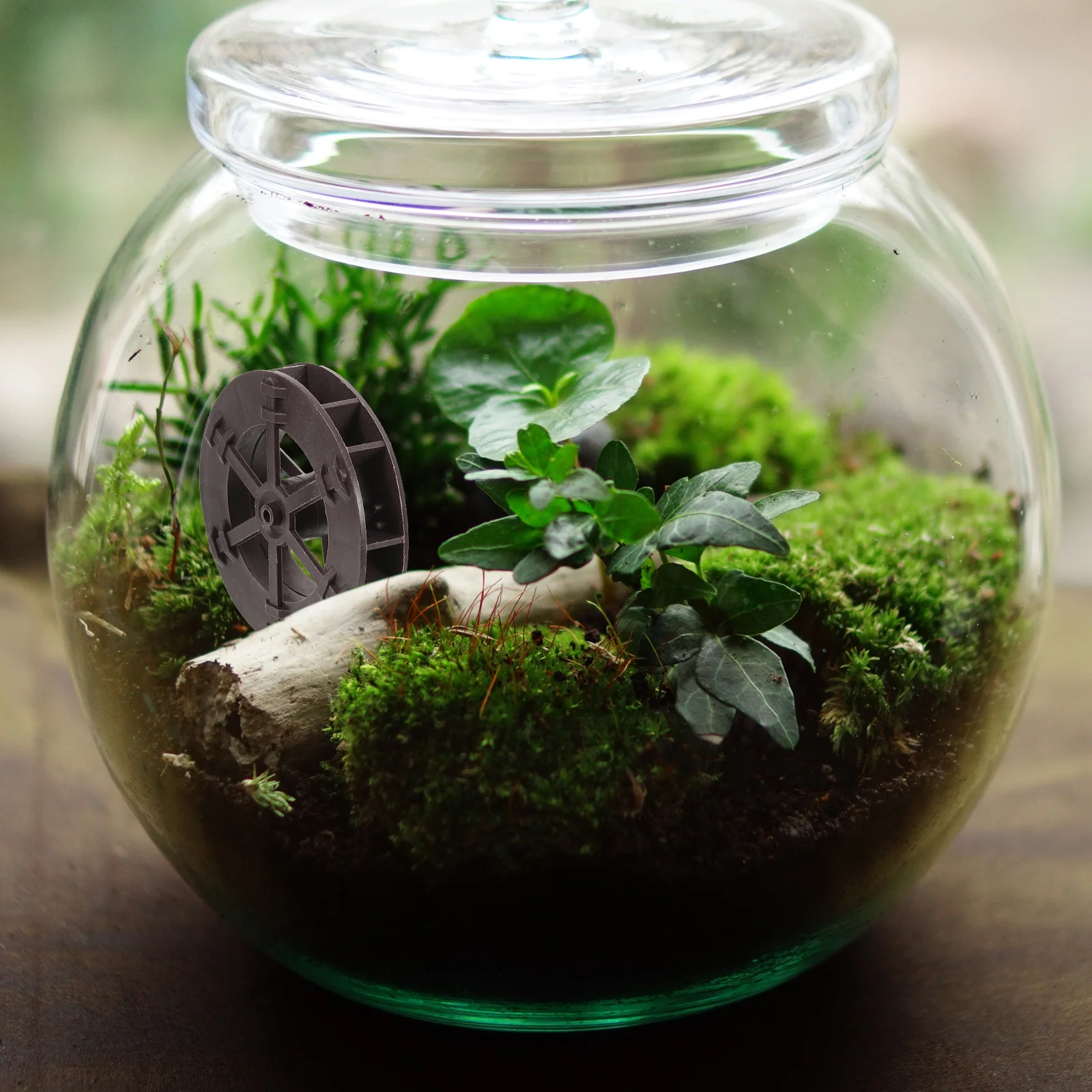 

3pcs Feng Shui Wheel Decor Mini Aquarium Ornament For Fish Tank Landscape Pvc Simulation Wheel Garden Craft Micro Scene