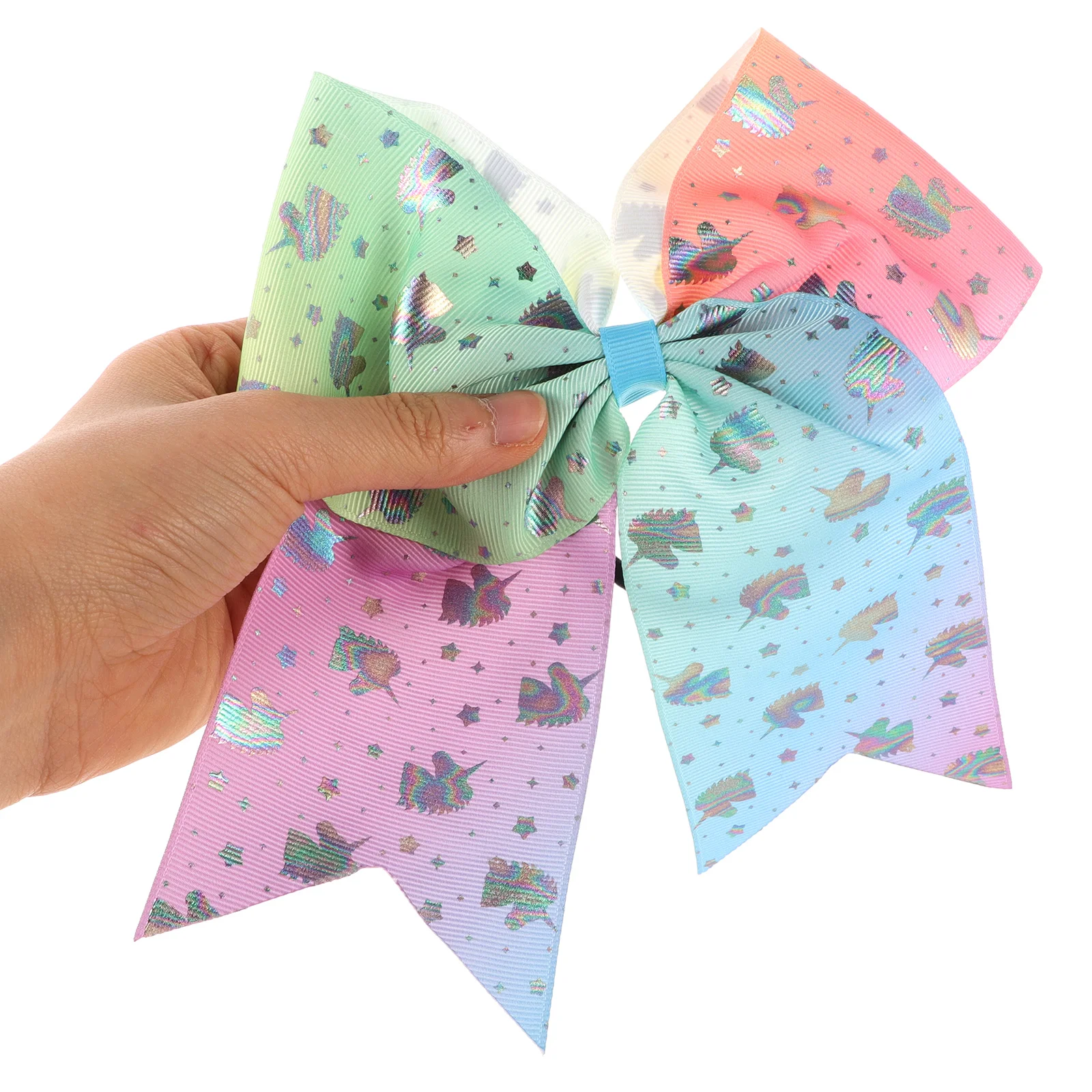 

Cute Kids Little Girls Ponytail Holders Elastic Ties Bowknot Decorative Accessories Toddler Accessories Stretchy Hair