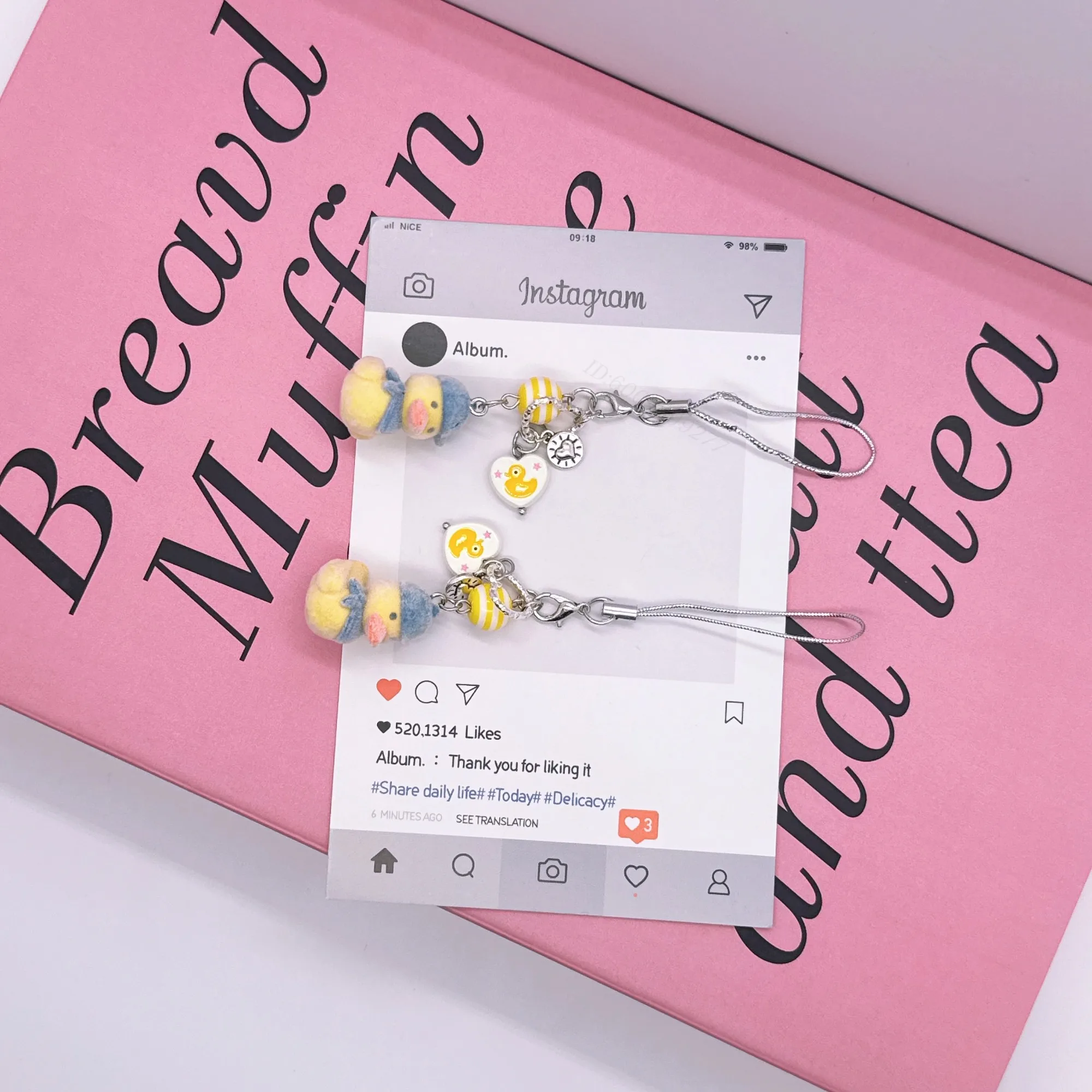 

Милый пушистый ремешок для мобильного телефона с изображением животных, девчачья маленькая желтая утка, мультяшная сумка, кулон, подарок, ниша, простые аксессуары для ключей