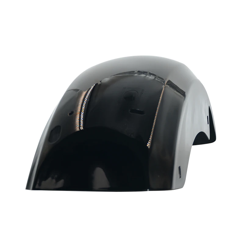 Motorcycle Black Chopped Saddlebags Solid Steel Rear Fender For Harley Touring 2009-2024