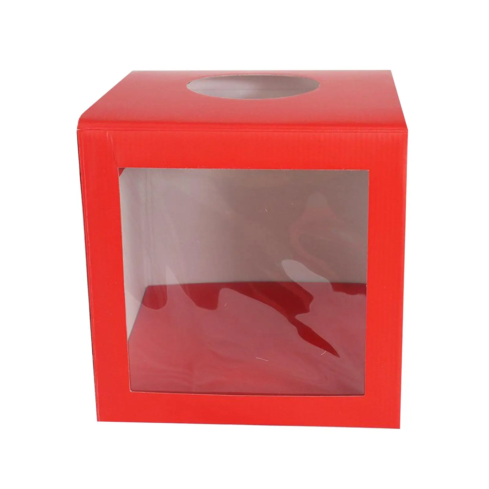 Raffle Case Suggestion Comment Jar Square Donation Ballot Box for Shopping Mall Restaurant Meeting Holiday Wedding Props