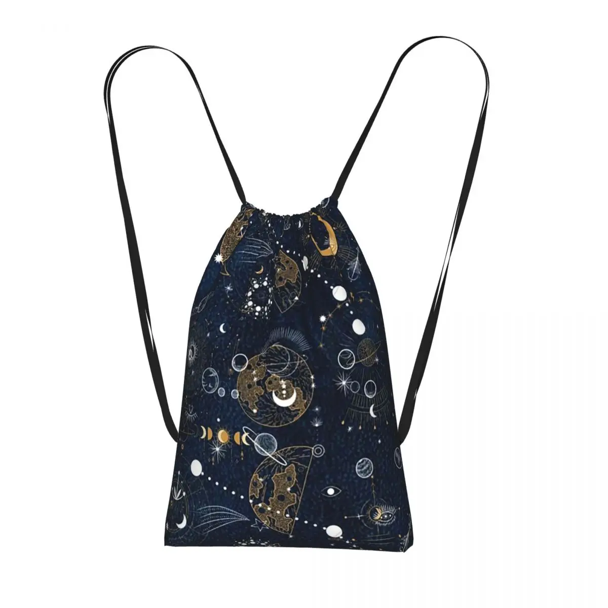 

Рюкзаки с рисунком Moon Galaxy, многофункциональные сумки на шнурке, сумки для хранения, сумки для книг, сумки для путешествий, школы