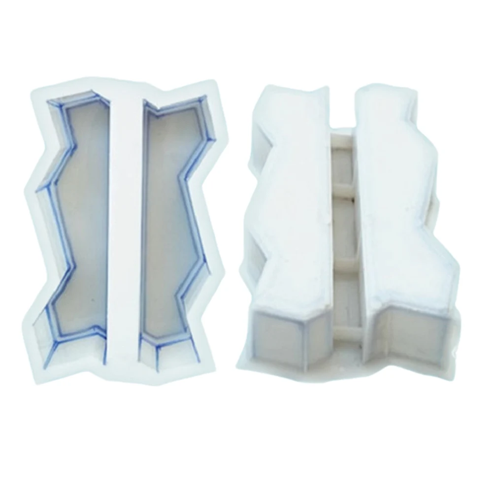 Plastic Road Path Paving Brick Mould Reusable DIY Garden Pavement Road Paving Brick Mould for Sidewalk Walkway Path Patio