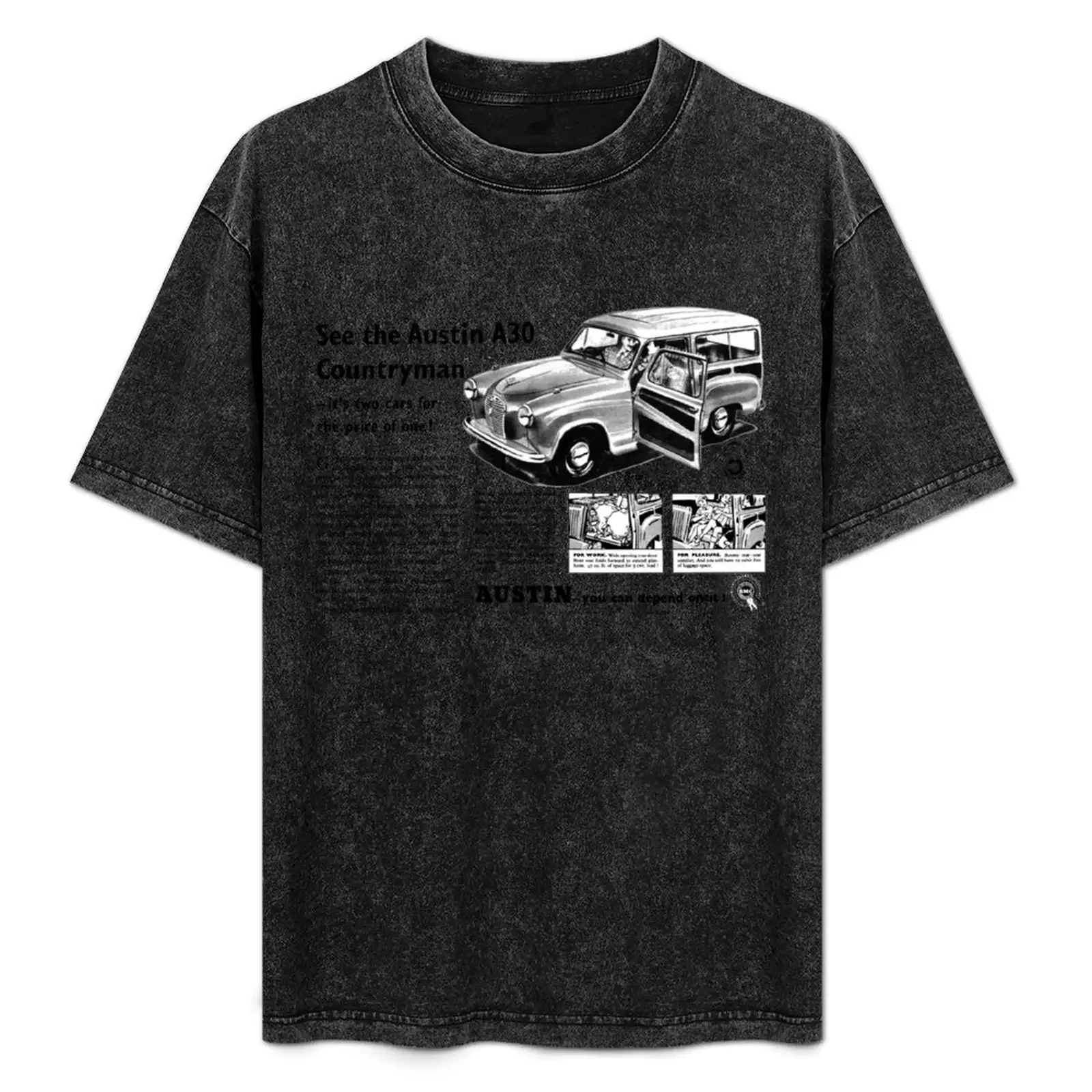 

AUSTIN A30 - ADVERT T-Shirt T-shirts oversize gifts for boyfriend clothes croswit shirt man t shirt men 100℅ cotton