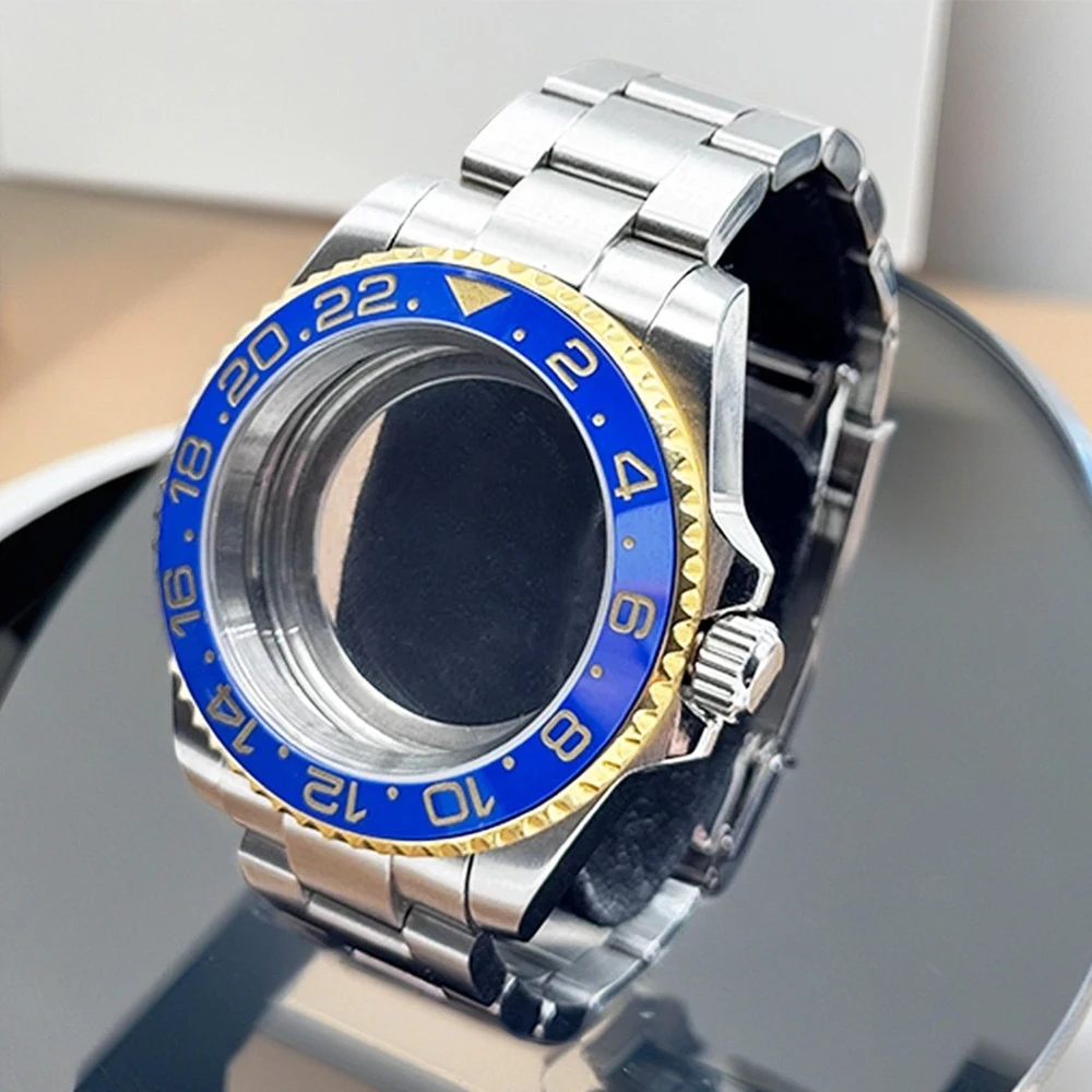 Серебряные часы NH34 NH35 NH36 NH38 NH39 NH70 Механизм Корпус 40 мм 28,5 мм Циферблат Подкорпус Безель Керамический сапфир Адаптированный