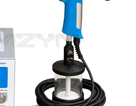 Digital Electrostatic Powder Coating Machine With Testing Cup Handheld Powder Coating Spray Gun