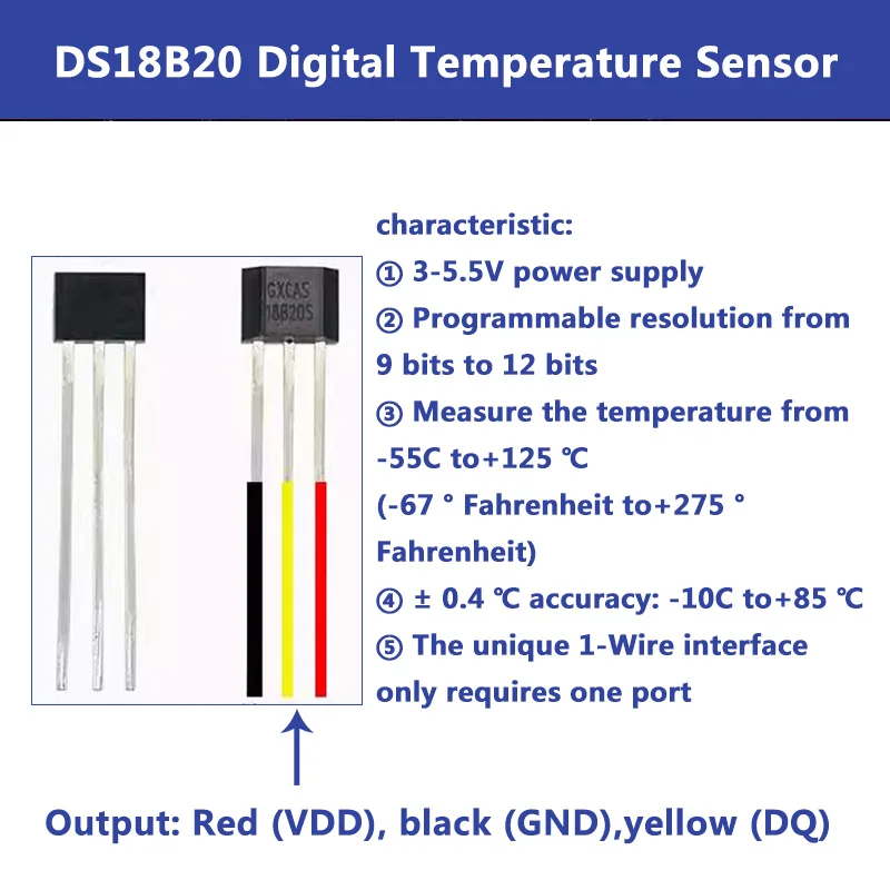 DS18B20 Digital Temperature Sensor G1/2