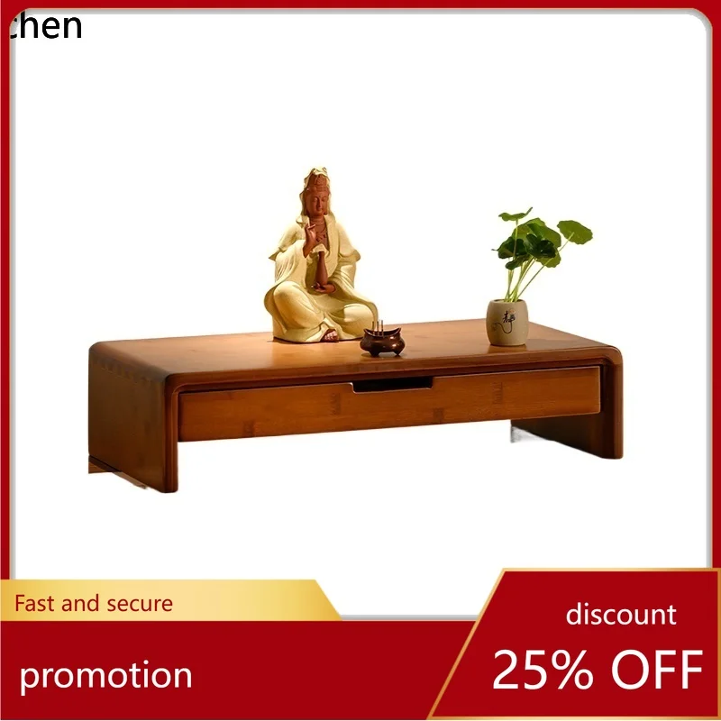 CZ1  Buddha statue offering table base, God of Wealth placement rack, casket cabinet offering god, heightened offering table
