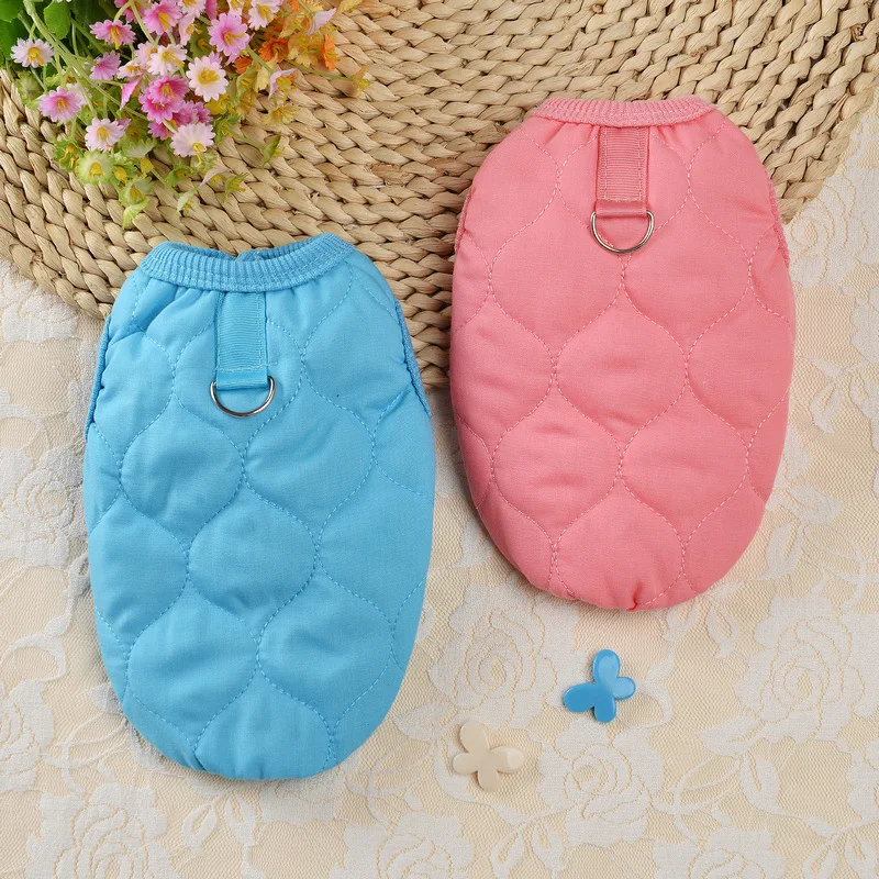 Dog Clothes Winter Waterproof Down Jacket Dog Coat Warm Dog Clothes Small Chihuahua French Bulldog Locomotive Style Teddy Pet