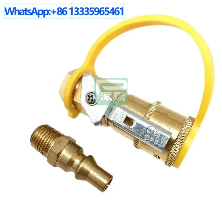 

5Pcs Perry North America for Propane or Natural Gas 1/4 INCH Fast RV Propane Quick Connect Adapter