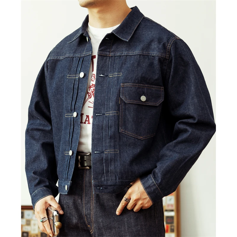 Red Tornado NOIR Collection Ox-Head Embroidery Type 1 Denim Jacket Indigo 506XX