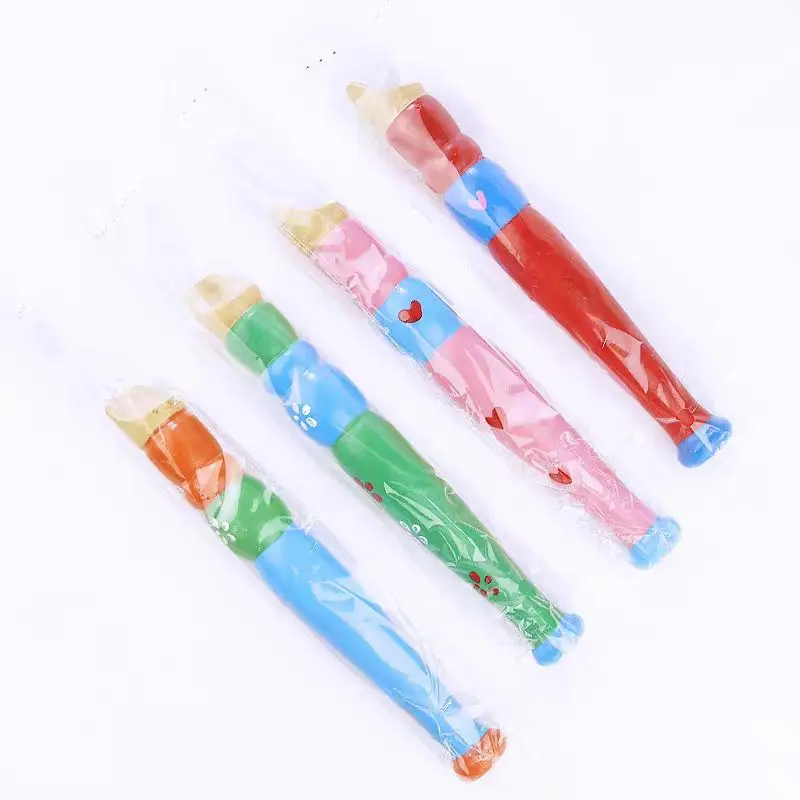 Colorful Piccolo Wooden Flute Musical Instrument For Kids Early Childhood Development Toys Preschool Montessori Educational Gift