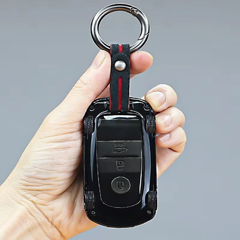 Car Model Shape for KIA Rio Rio5 Sportage Ceed Cerato K3 KX3 K4 K5 Sorento Optima Picanto Remote Key Case Cover Fob Bag Keychain