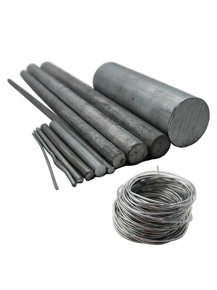 Tige de fil de Zinc pur 0.3mm 0.5mm 0.6mm 0.8mm 1mm 1.2mm 1.6mm 2mm 3mm 4mm 5mm ~ 120mm