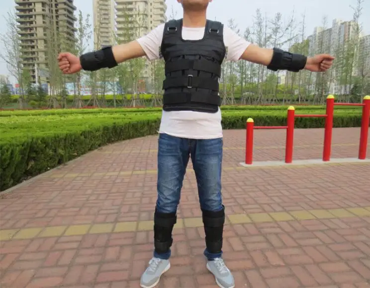 10kg Whole set Adjustable Invisible Vest Weight-bearing Vest with Hands and Legs