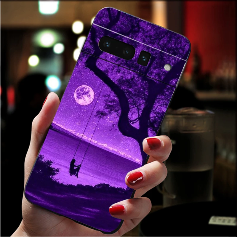 

Love Purple Aesthetic Phone Case For Google Pixel 10 9 Pro XL 9A 8 7 6 Pro Pixel 8A 7A 6A Pixel 8 7 6 5