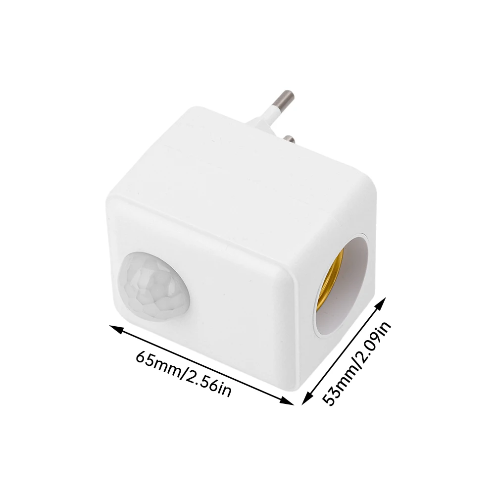 E27 Lamp Base Infrared  EU/US Plug 2-color Dimmering Lamp Socket Converter On/Off Book light Adapter Plug Switch