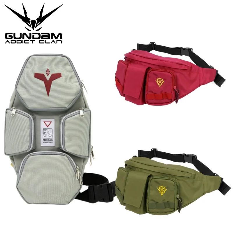 

Gundam GP-02AShield Bag Crossbody Backpack Multi-functional Large-capacity Waist Bag Canvas Crossbody Knapsack Holiday Gift