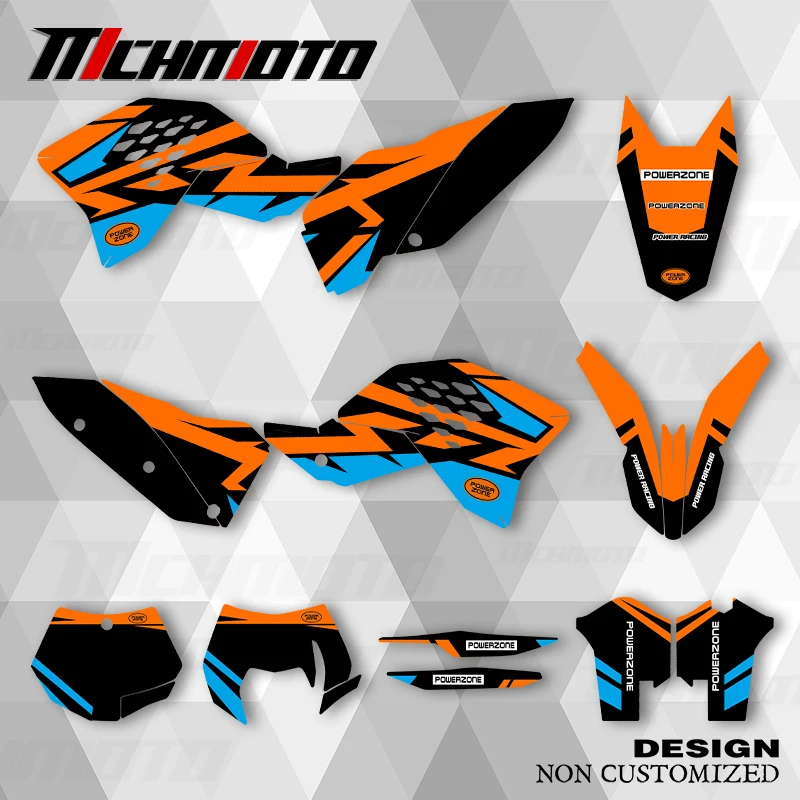 

MCHMFG для KTM 2007 2008 2009 2010 SXF 2008 2009 2010 2011 EXC новый стиль графические наклейки наборы наклеек
