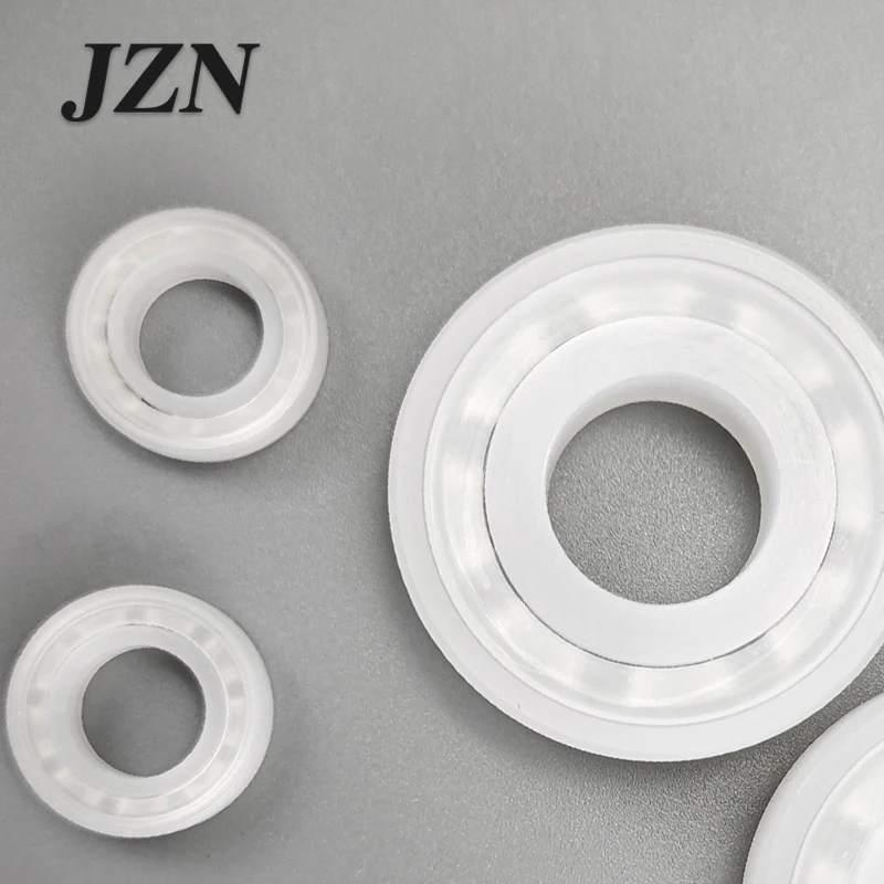 2pcs 6000 6001 6002 6003 6004 6005 6006 2RS PP plastic double-sided sealed bearing acid and alkali resistant Corrosion-resistant