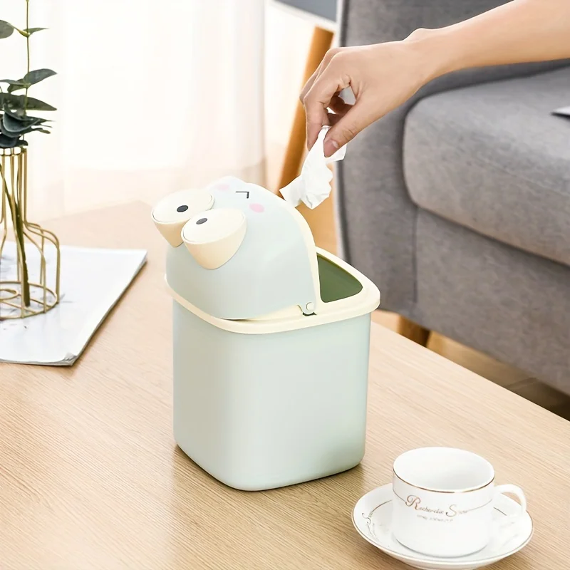 1pc Desktop Trash Can For Office