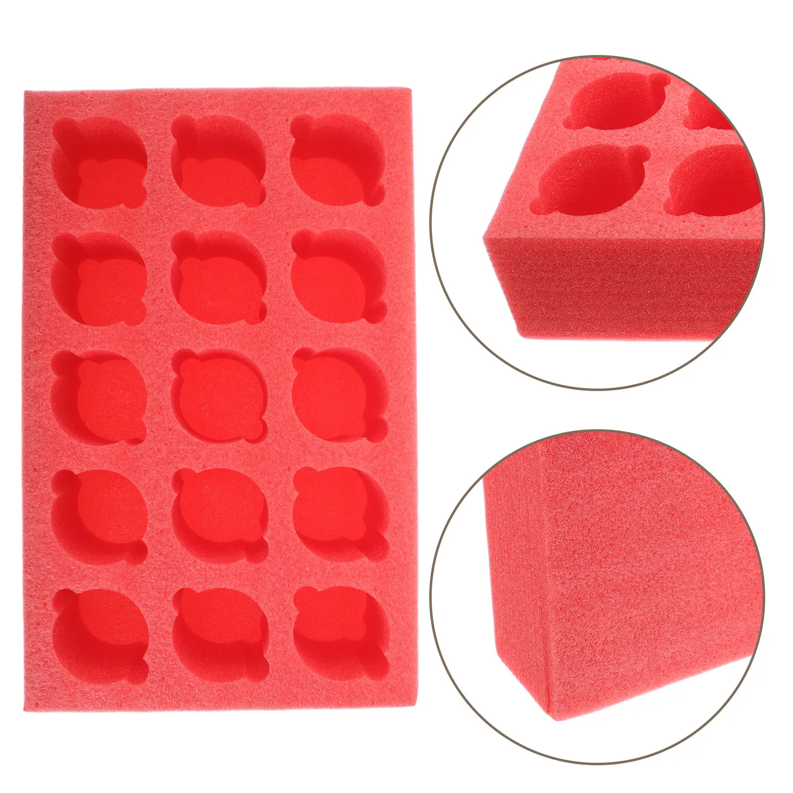 15-Hole Beverage Carrier Tray Foam Cup Holder for Coffee Shops Milk Tea Stores Fast Food Chains Slipproof Insulated Takeout