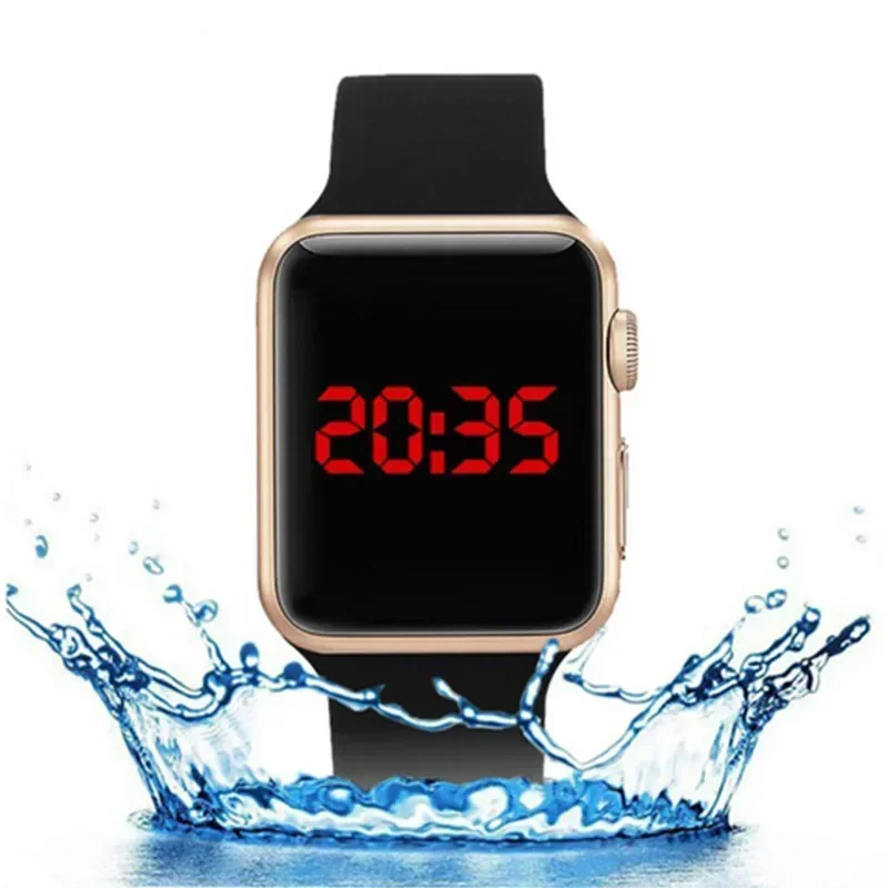 Digital Watches Men Women Electronic Square LED Sport Wristwatch Fashion Casual Simple Silicone Female Clock Reloj Para Mujer