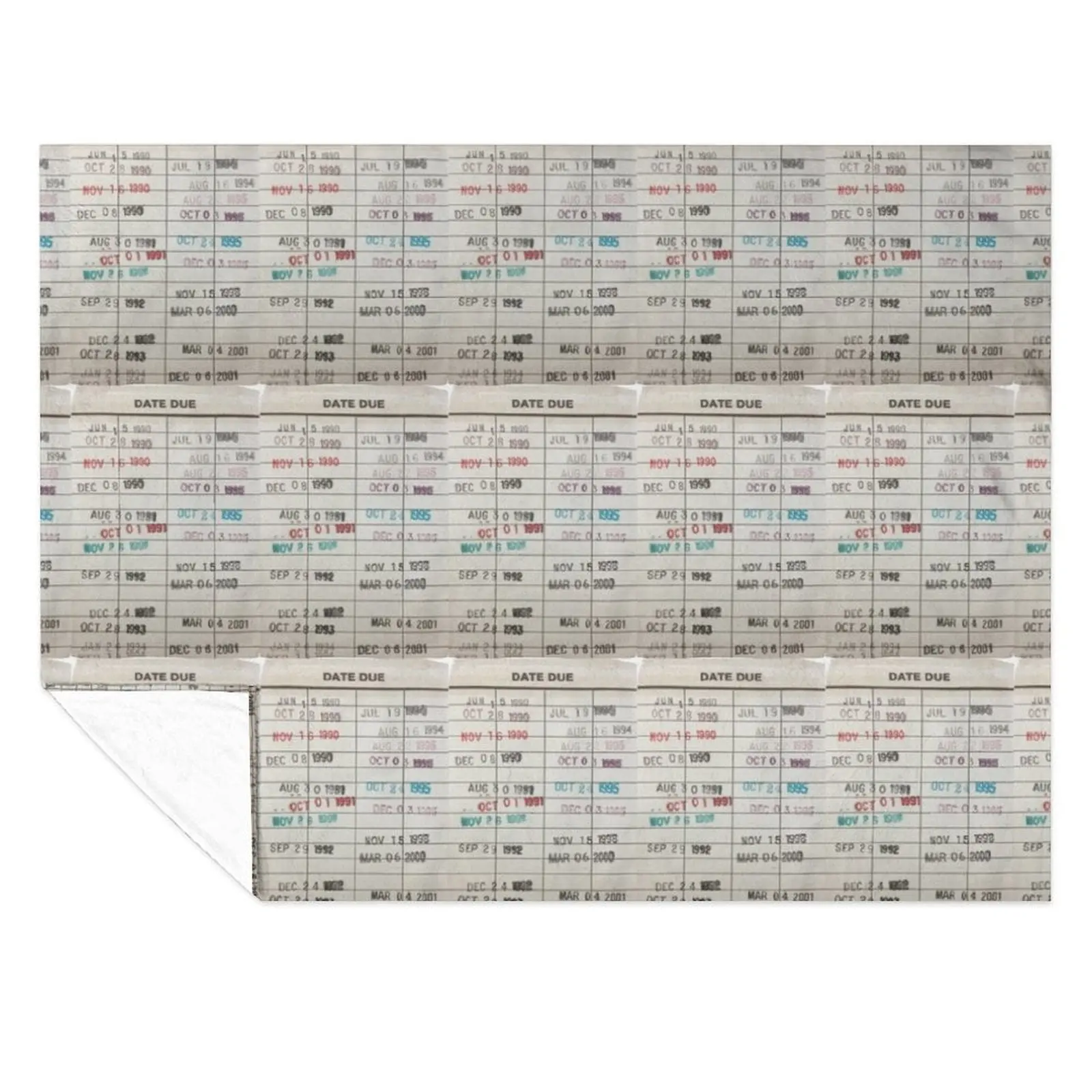 

Library Cards Throw Blanket Summer Beddings For Sofa Thin Flannels Travel Blankets