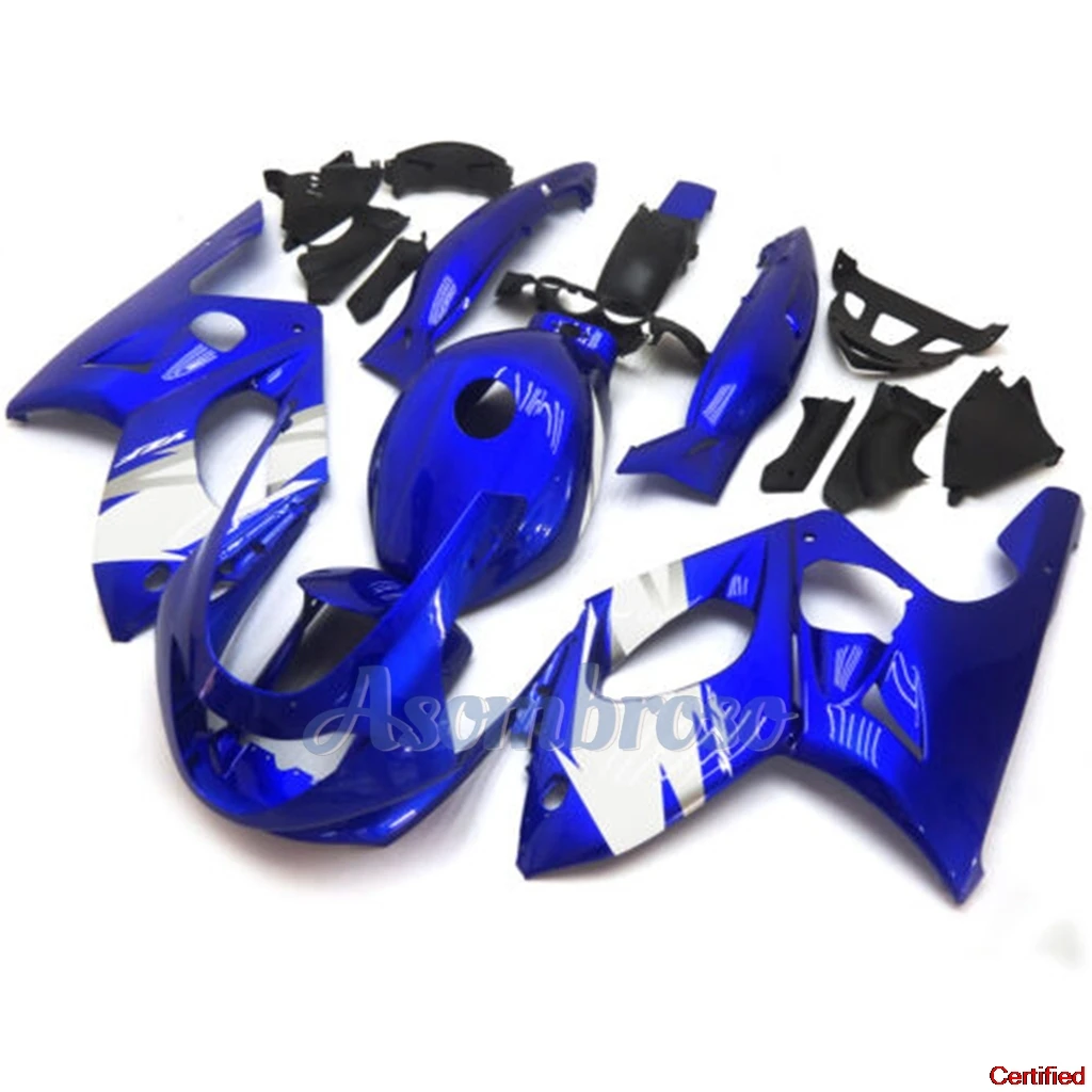 

Комплекты обтекателей для YAMAHA YZF 600R Thundercat YZF600R ThunderCat 1996 2000 2006 2002 2003 2007 2006, обтекатели 96-07 сине-белые комплекты