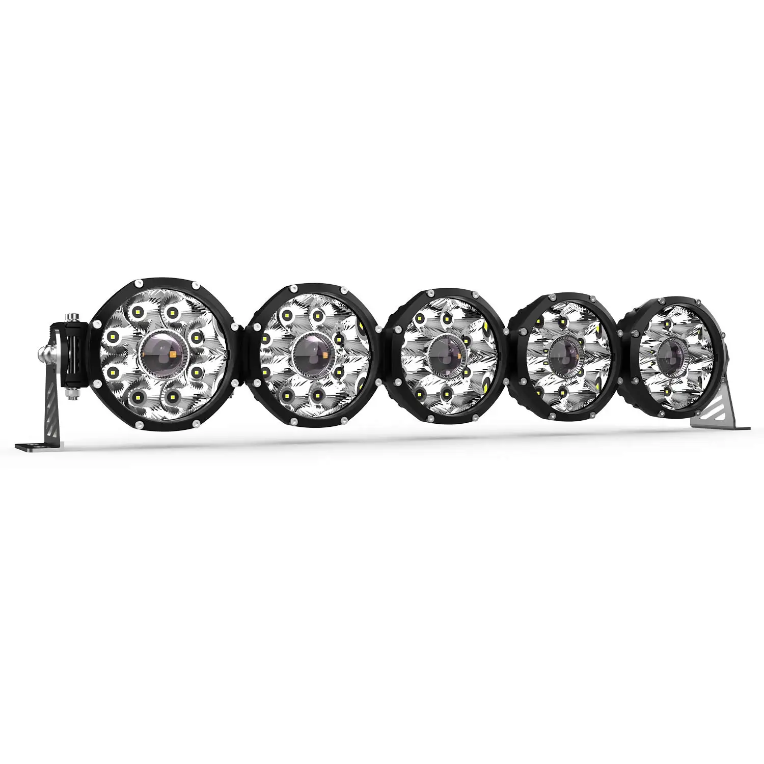 

YBYZ 27 "4x4 Off-road Linkable Sport LED Bumper WorkLight Bar Kit 225W Led Bull Light Bar Прожекторы для Ford Bronco UTV ATV