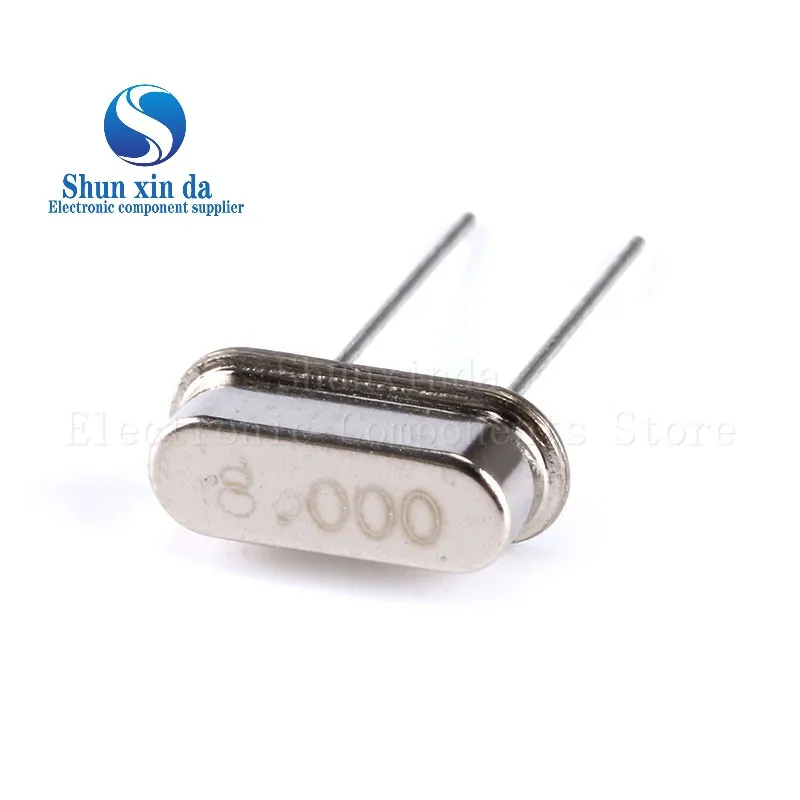 10PCS HC-49S DIP Quartz Crystal Resonator Passive Oscillator 4 6 8 10 11.0592 12  13.56 16 18.432 20 22.1184 24 25 27 30 32 MHZ