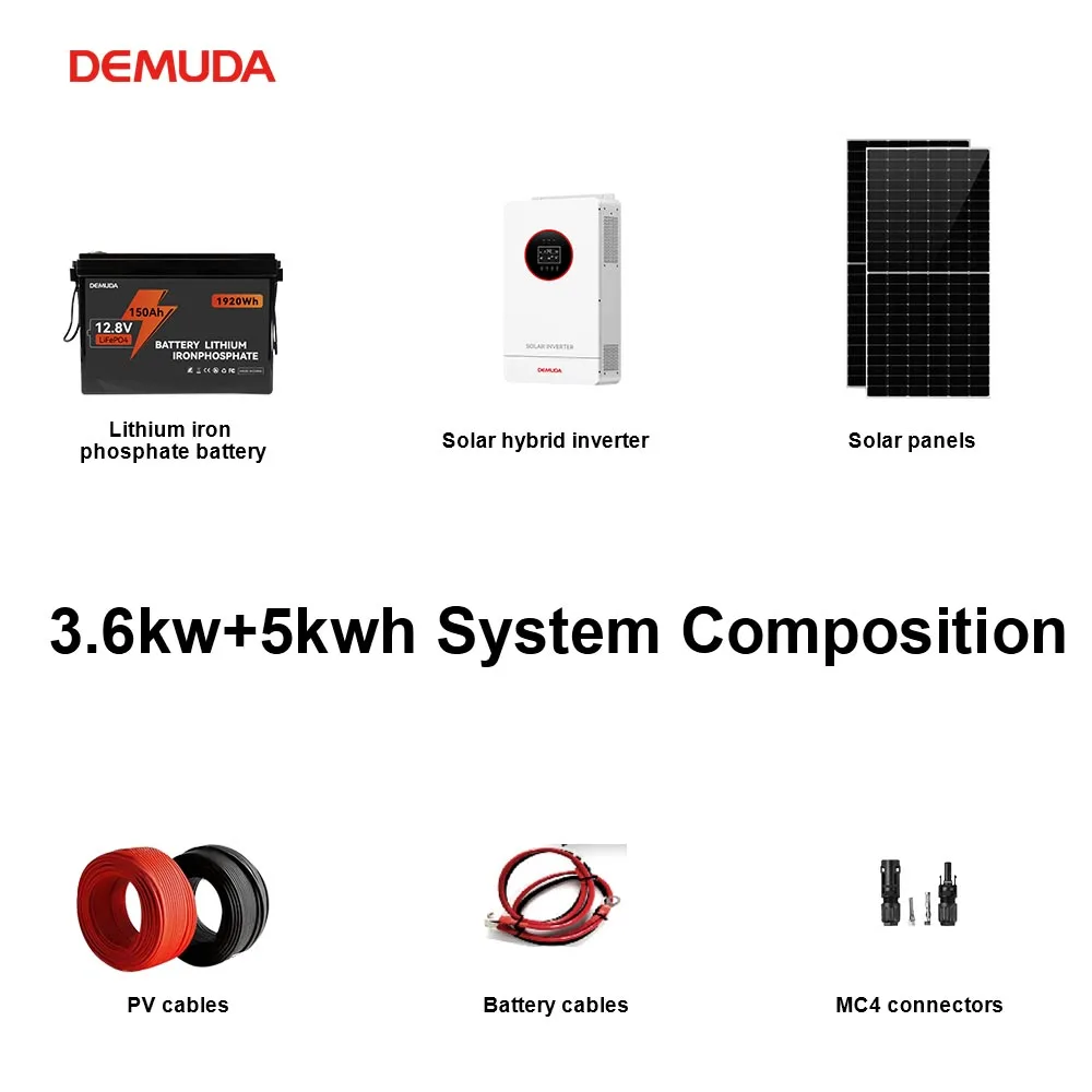 10kva 5KW 10KW off Grid Solar Power System 5000w 6000w 8000w Solar Panels Lithium Batteries Complete Solar System Kit for Houses