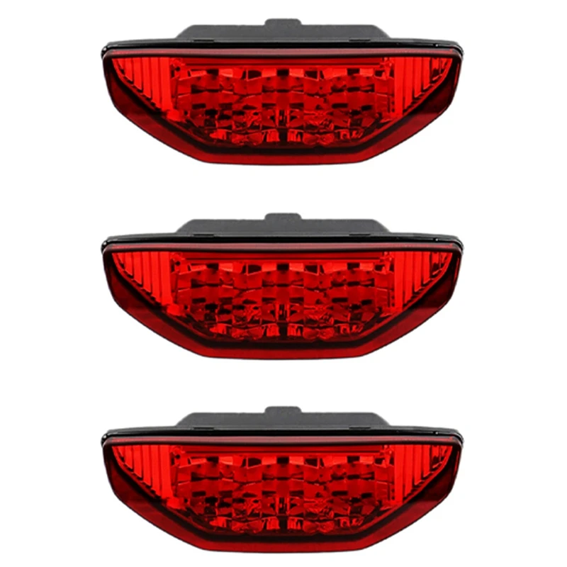 3X Red ATV Tail Light Taillight For Honda TRX420 TRX500 Rancher Foreman TRX 400EX RUBICON TRX250 2006-2015