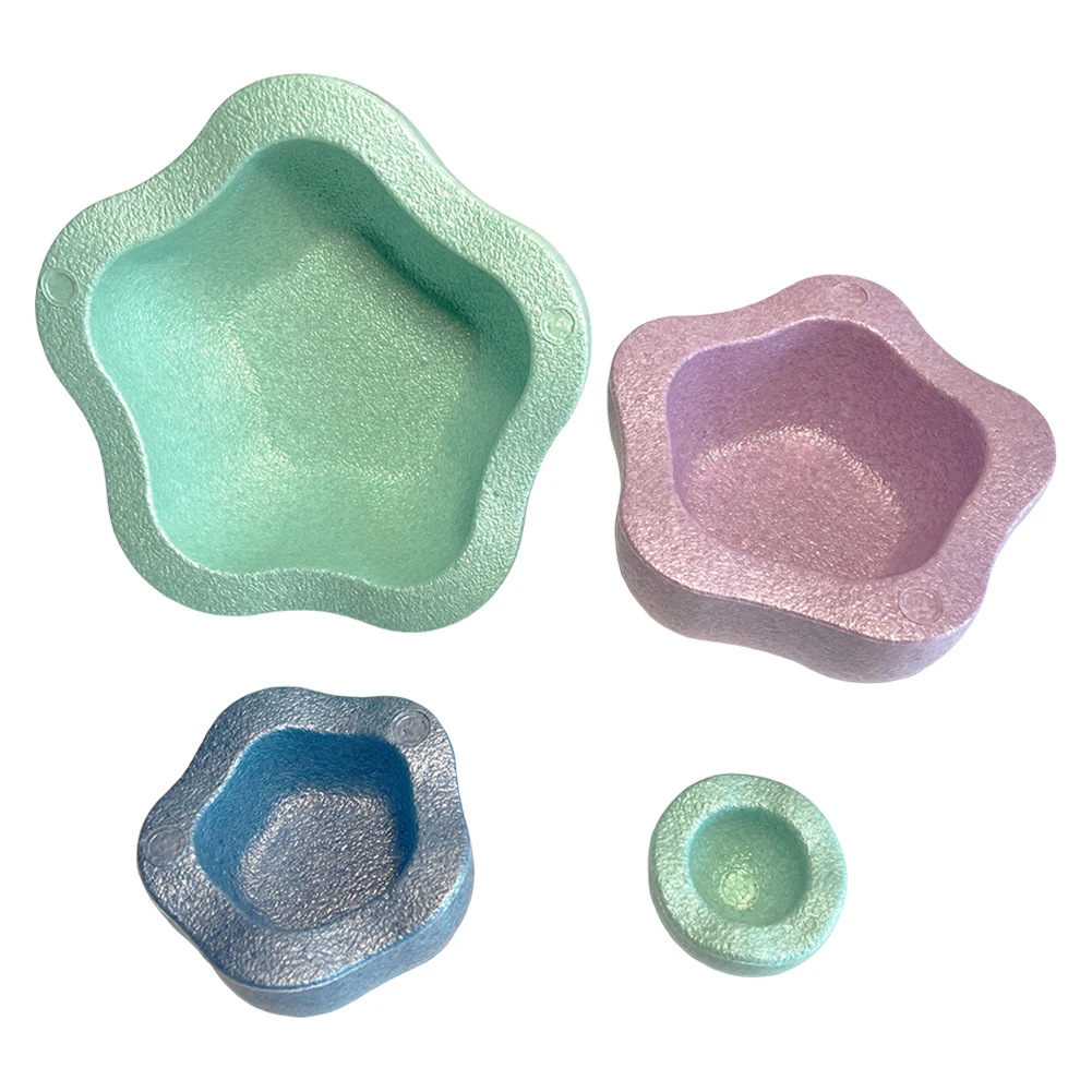 4Pcs Foam Balance Stepping Stone Non-Slip Toddler Stepping Stones Sensory Stepping Stones for Promoting Coordination Skills