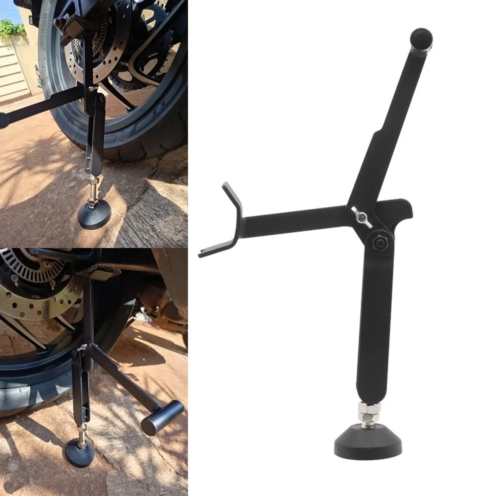 Universal Motorcycle Support Side Parking Stand Folding Lifting Support Frame Rear Wheel Lift for Motorbike Dirt Bike Bicycle