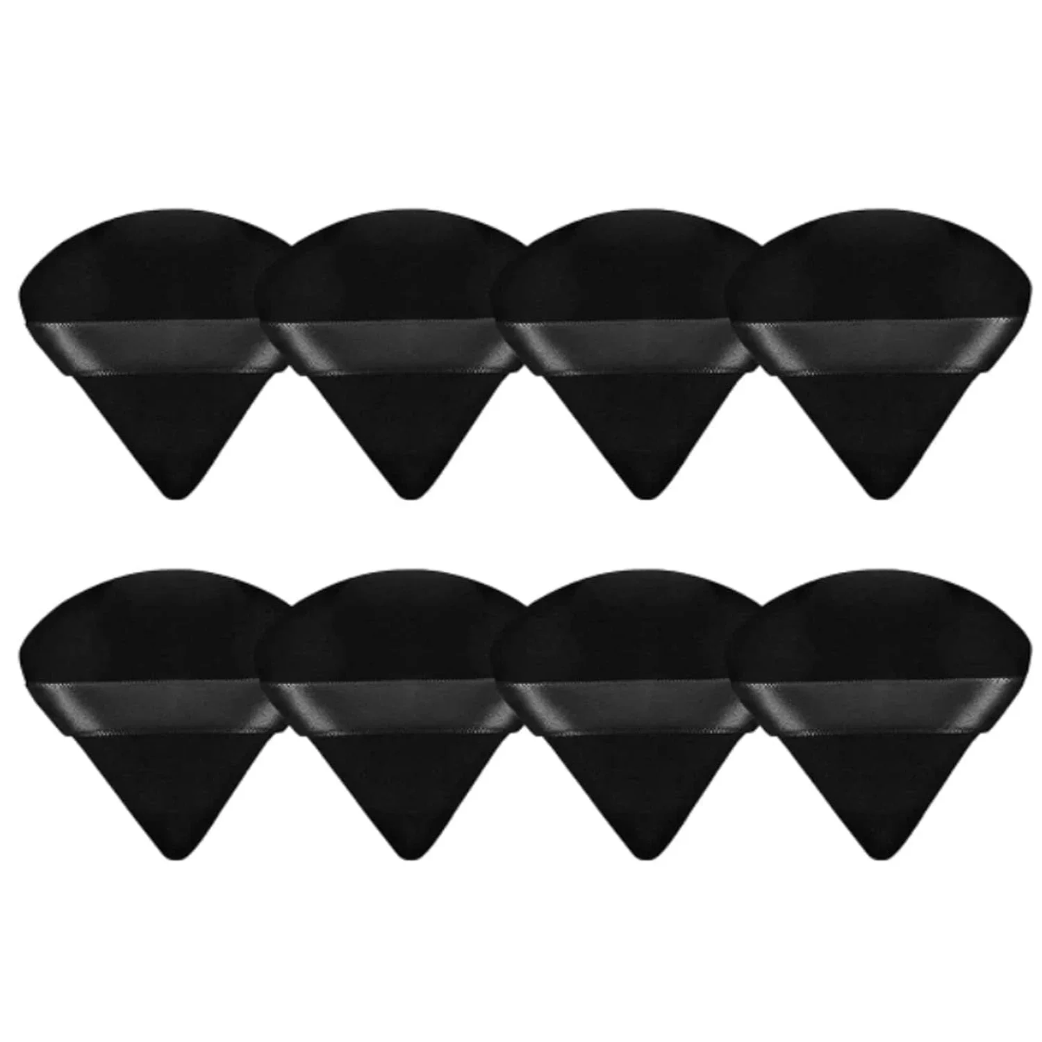 完璧な美しさのための豪華でソフトなプロフェッショナル メイクアップ パフ セット - 繊細な仕上がりのためのプレミアムな質感 - 精密に作られたトライアング