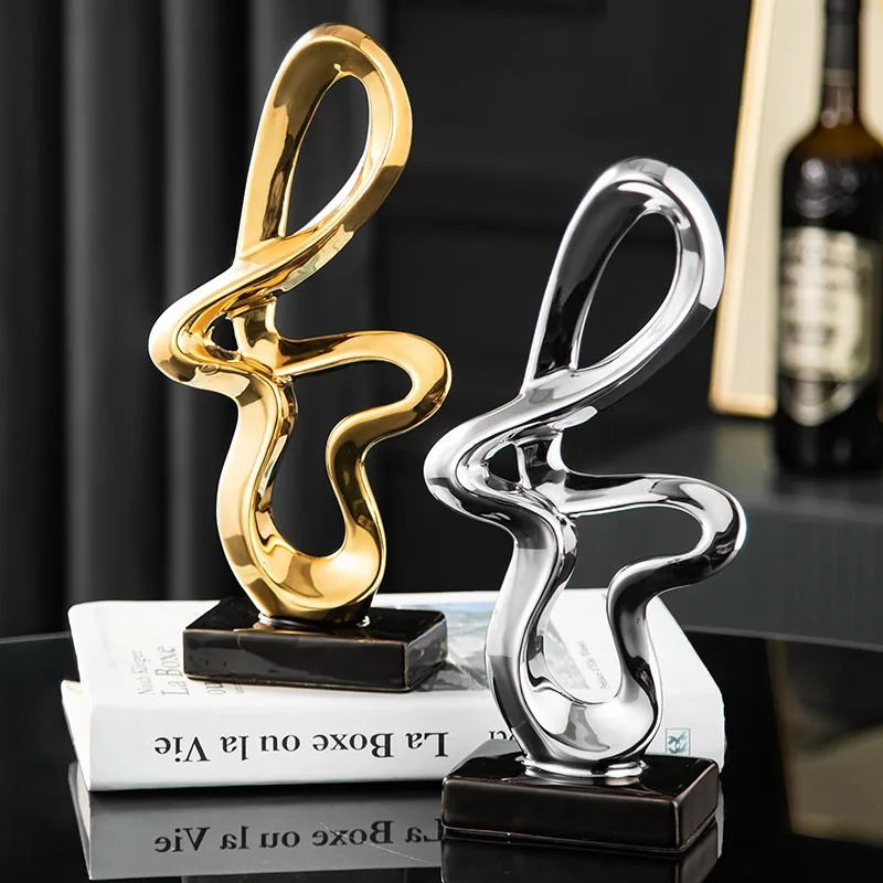Ba Fang Lai Cai Feng Sheng Shui Qi Art Decoration Ceramic Sculpture Office Living Room TV Cabinet Entrance Statuette Decoration