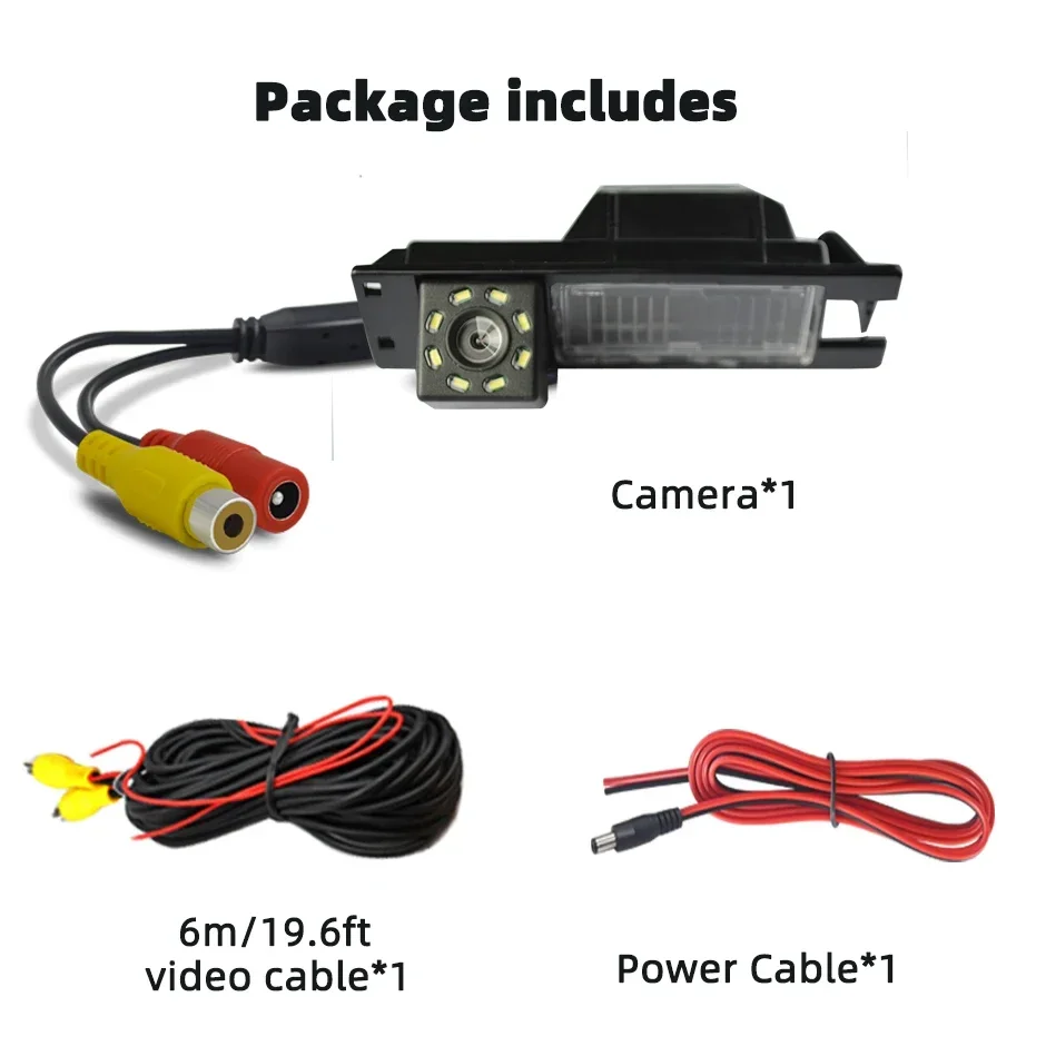 HD CVBS Rückfahrkamera Auto-Rückfahrkamera Parkhilfe für Opel Astra H J Corsa D Meriva A Vectra C Zafira Insignia