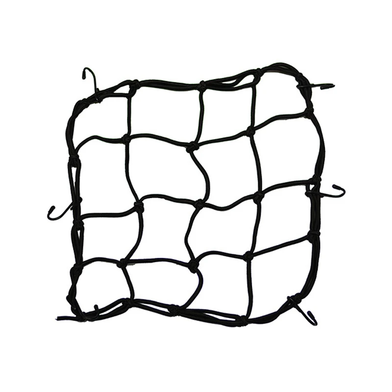 New Arrivals Elasticated Bungee Cargo Luggage Package Net with 6 Hooks for Rear Bicycle Bag Basket Bike Cycling Accessory JC