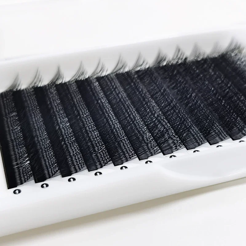 Seamulan Y Eyelashes Wholesale Customized for High Quality Korean PBT Makeup Soft Natural Long Eyelash Extension Supplies